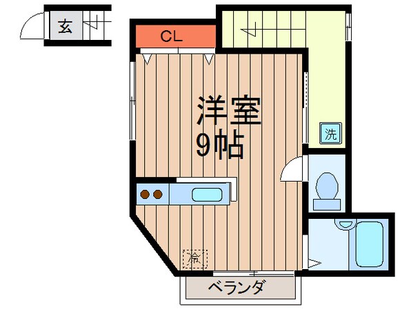 徳江ハイツの物件間取画像